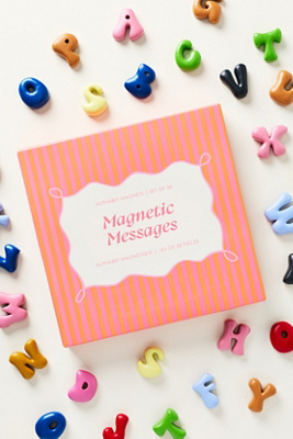 Anthropologie Bubble Letter Magnets