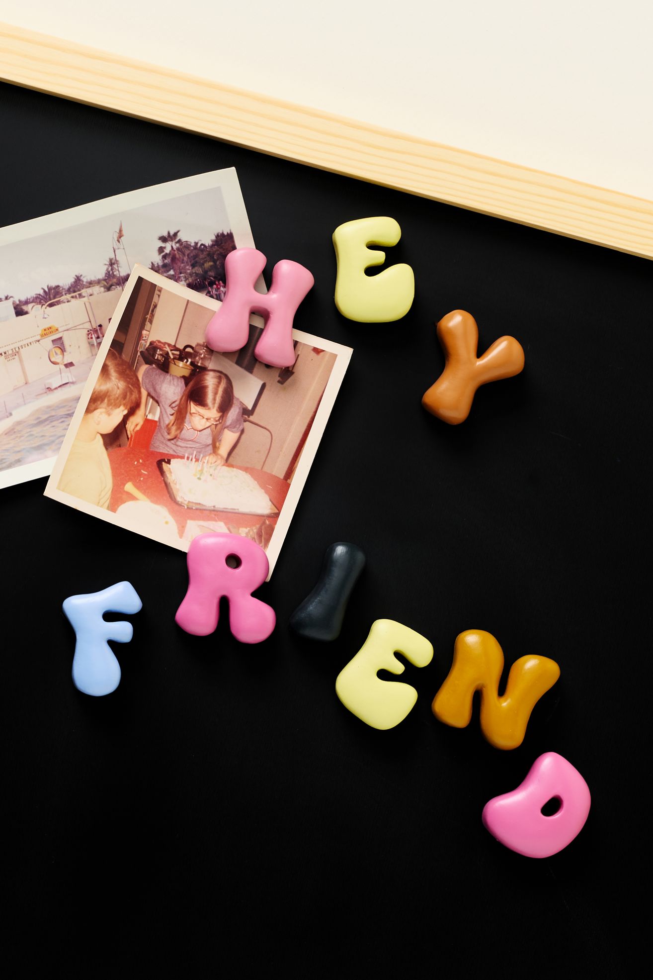 Anthropologie Bubble Letter Magnets - Multi, One Size