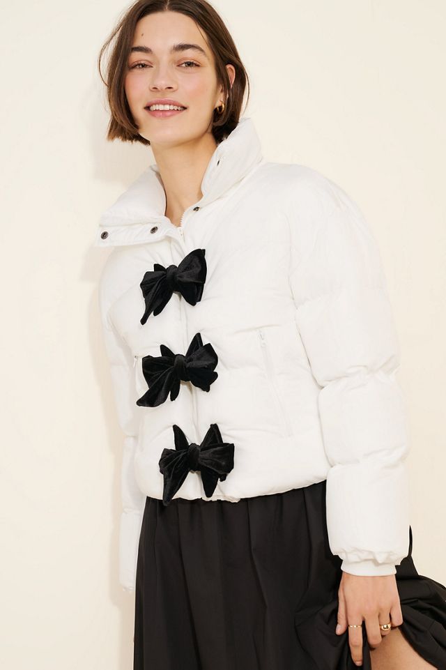 Dot and Lu Wrapped With A Bow Puffer Jacket #2