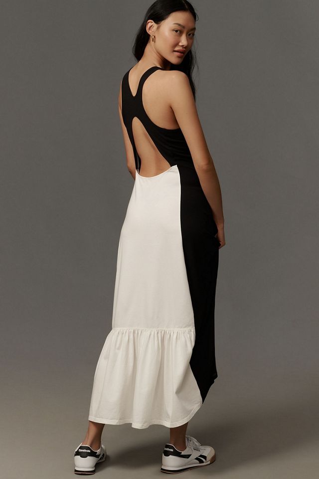 Daily Practice by Anthropologie Colorblock Racer Midi Dress #3