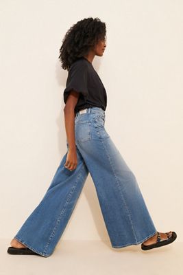 DL1961 Lucila Ultra Wide Leg Ultra High-Rise Jeans