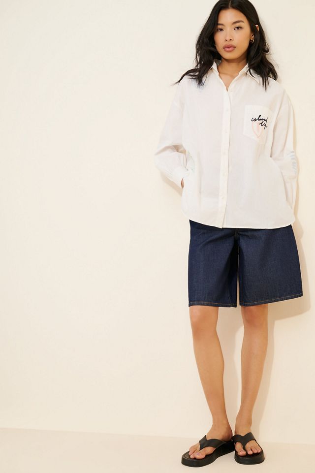 Scotch & Soda Embroidered Poplin Shirt #3