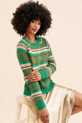Scotch & Soda Metallic Long-Sleeve Sweater