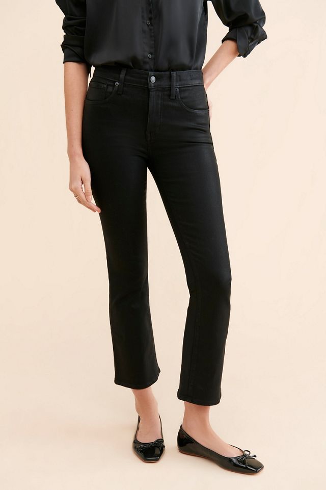 Madewell Mr. Coated Kickout Crop Jeans #3