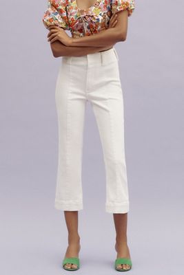 Pilcro Slim 70s High-Rise Crop Straight-Leg Jeans
