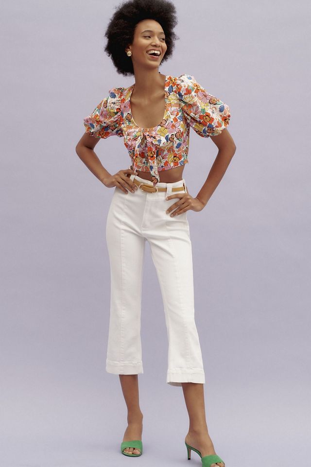 Pilcro Slim 70s High-Rise Crop Straight-Leg Jeans #3