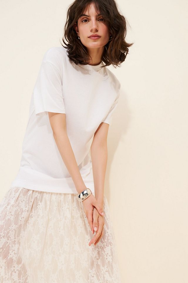 Twofer Lace T-Shirt Dress #1