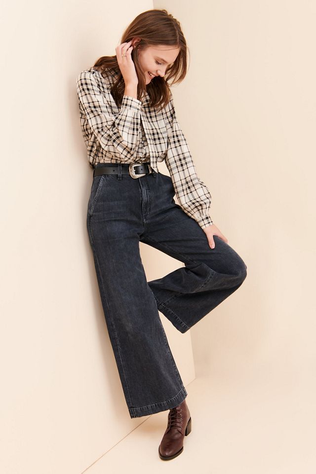 Sanctuary Kiera Tie Neck Plaid Blouse #2