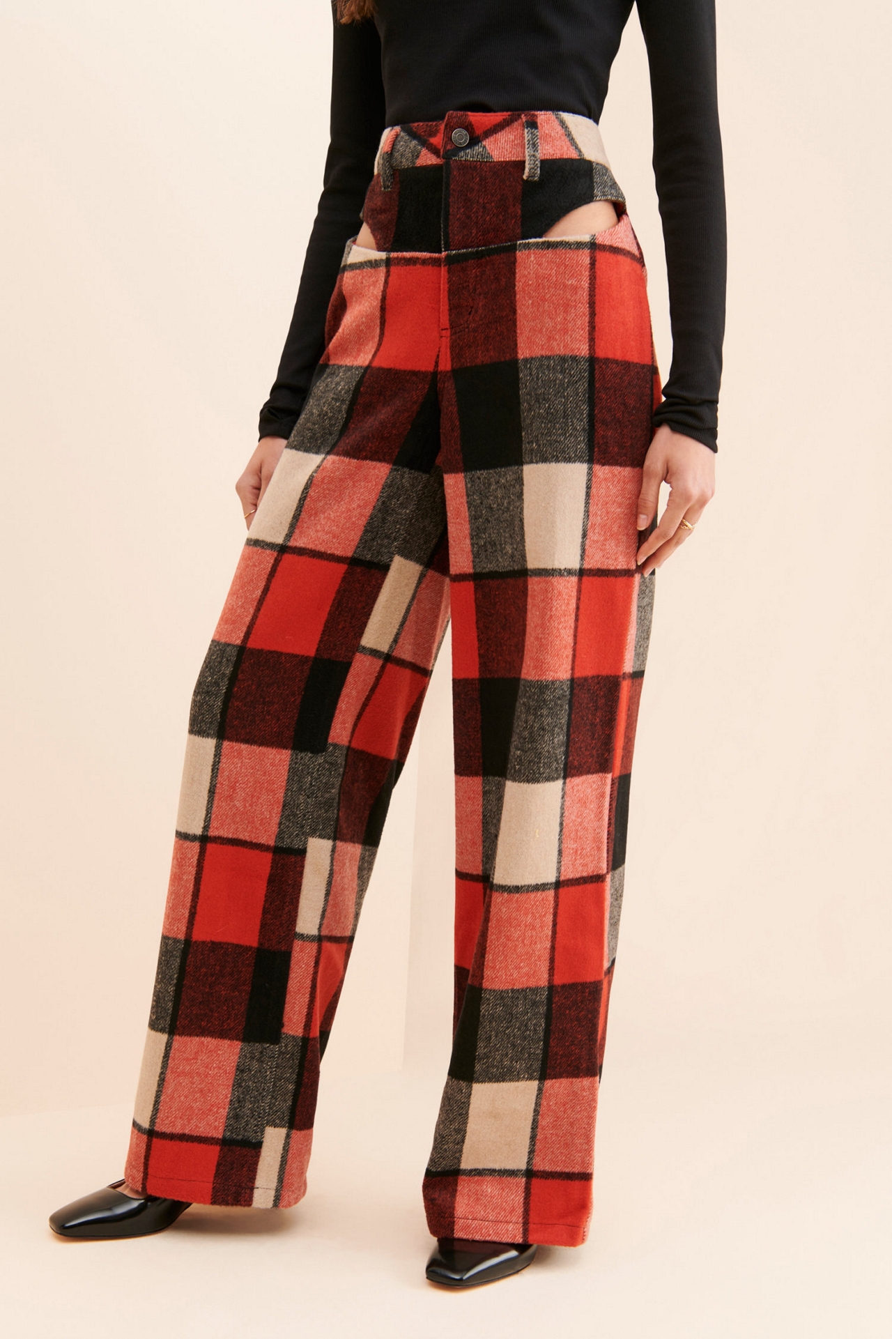 AFRM Willis Plaid Pants