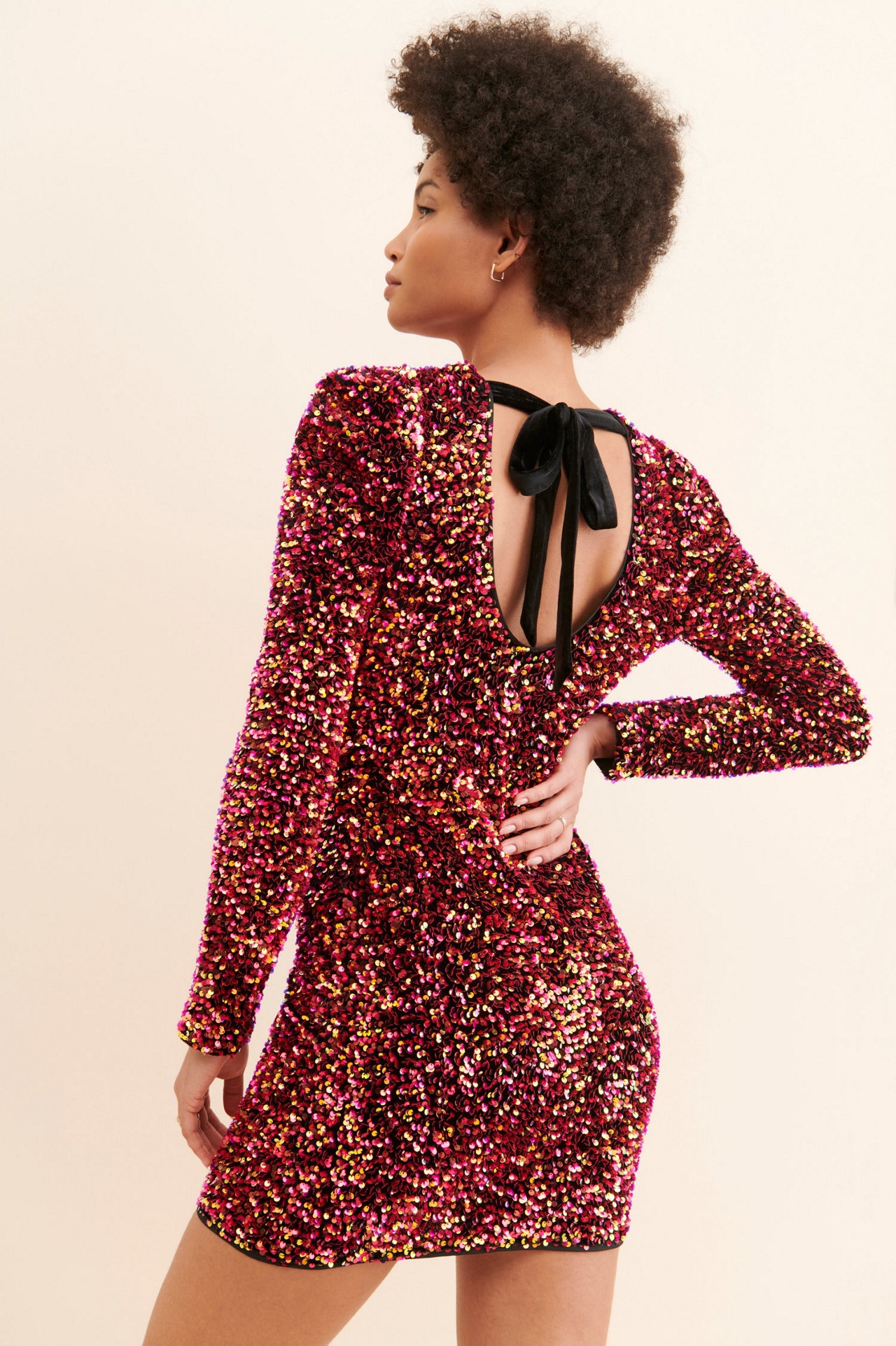 Adelyn Rae Gale Sequin Mini Dress