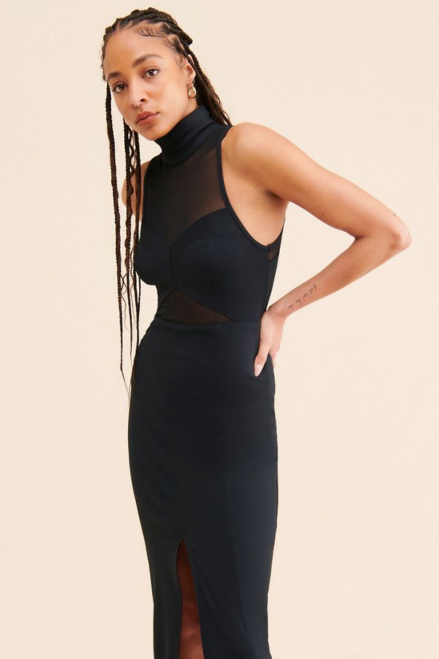 Maeve Sheer Cutout Midi Dress #3