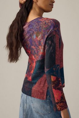 V-Neck Cashmere Hi-Low Sweater