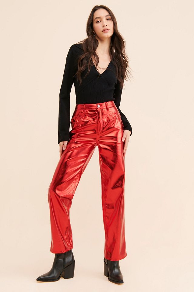 Nuuly x AFRM Bailyn Metallic Jeans #2