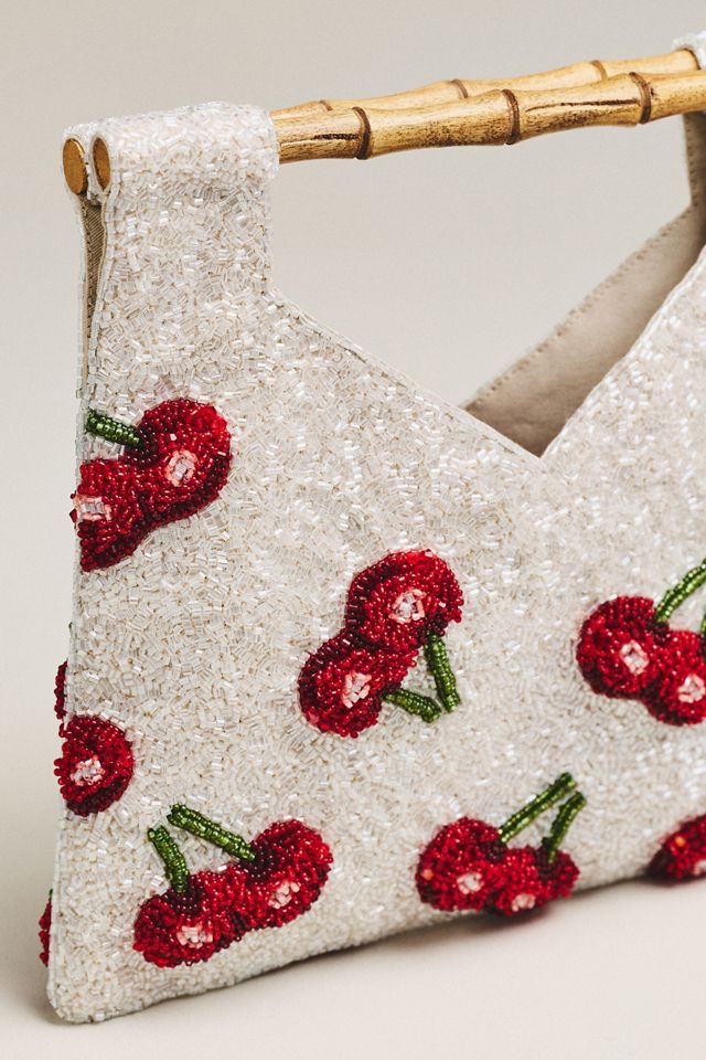 Maeve Beaded Bamboo Hand Bag #2