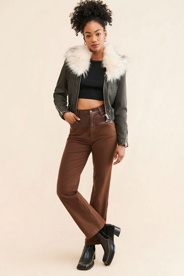 [BLANKNYC] Moonlighter Vegan Leather Bomber Jacket #2