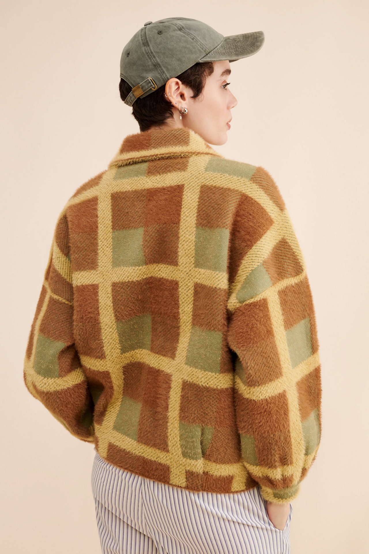 NVLT Eyelash Bomber Coatigan