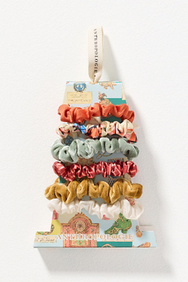 By Anthropologie Assorted Hair Ties, Set Of 6 In Multi