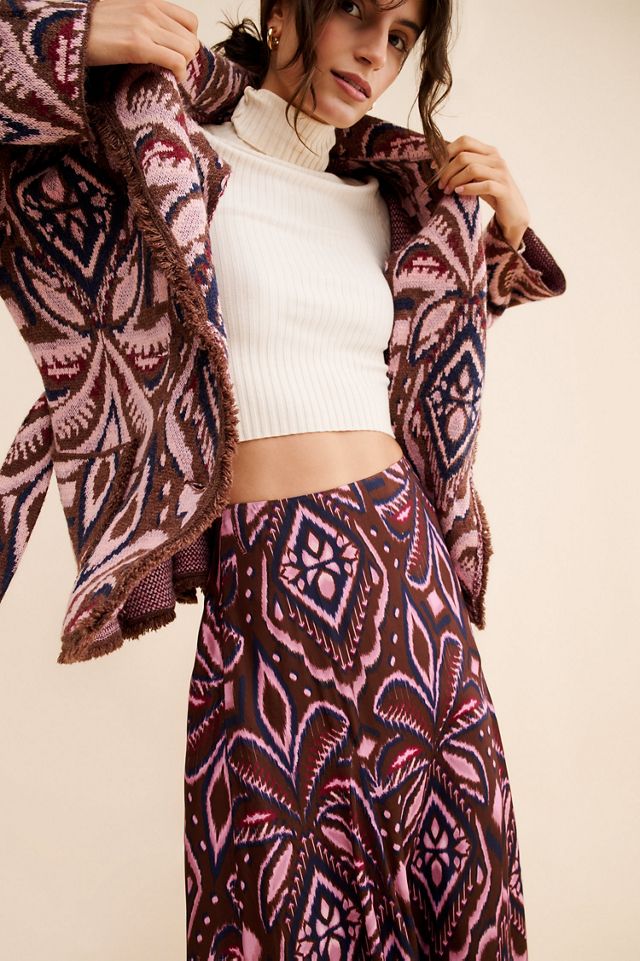 Nuuly x Farm Rio Pineapple Ikat Knit Blazer #1