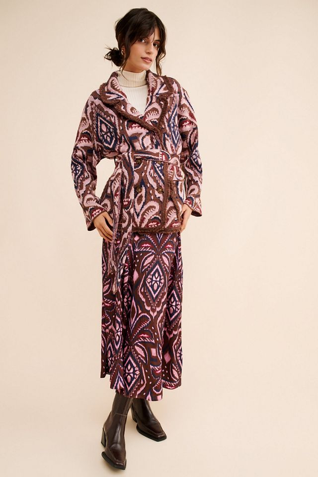 Nuuly x Farm Rio Pineapple Ikat Knit Blazer #4