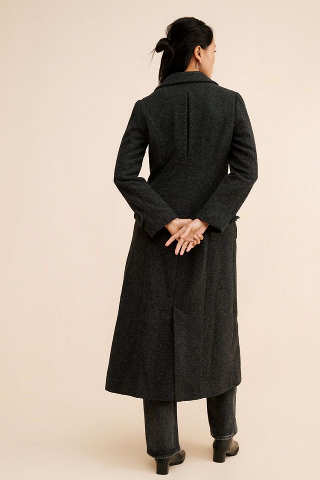 Hutch Two-Tone Double Breasted Coat #3