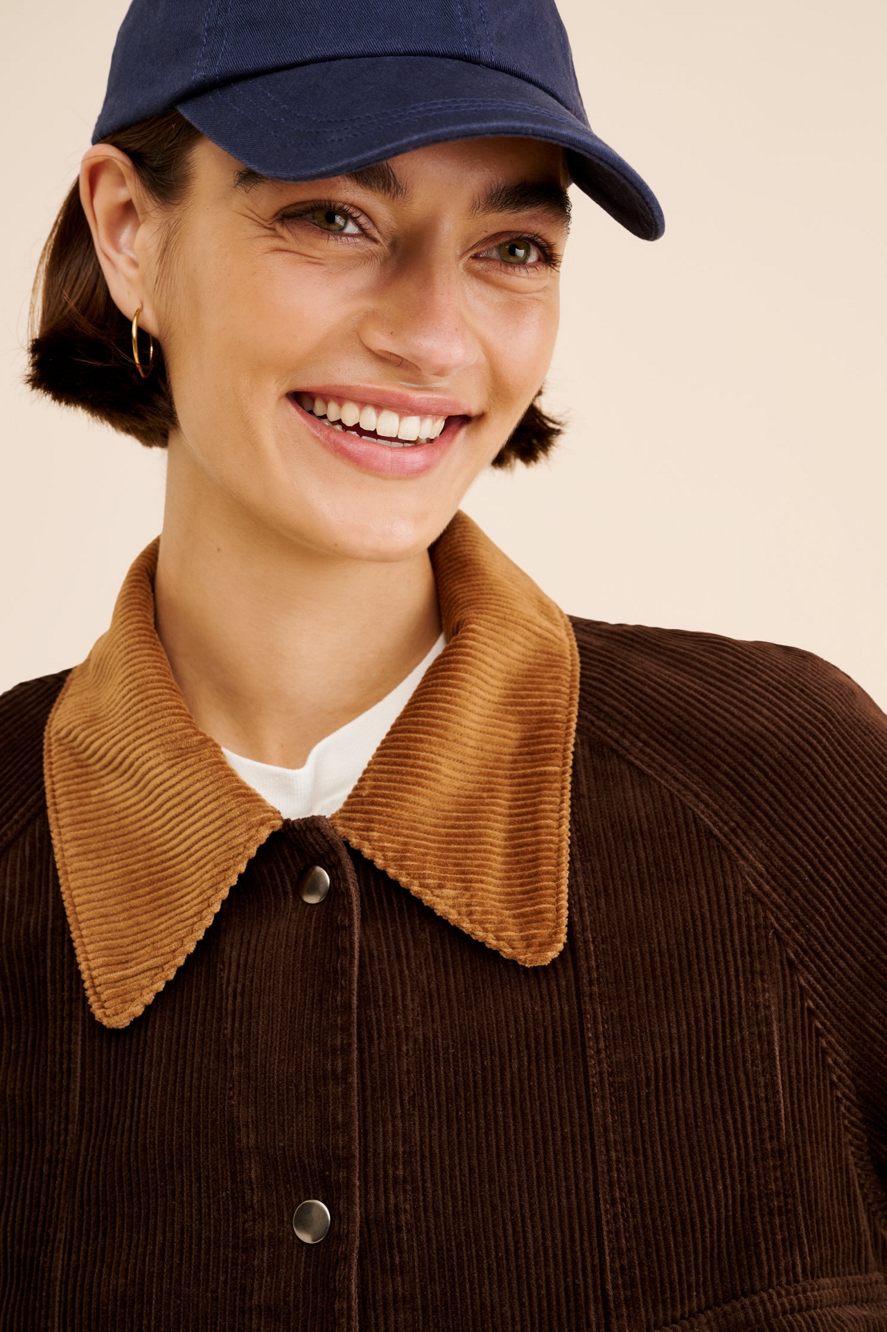 Carleen Laurel Corduroy Swing Jacket
