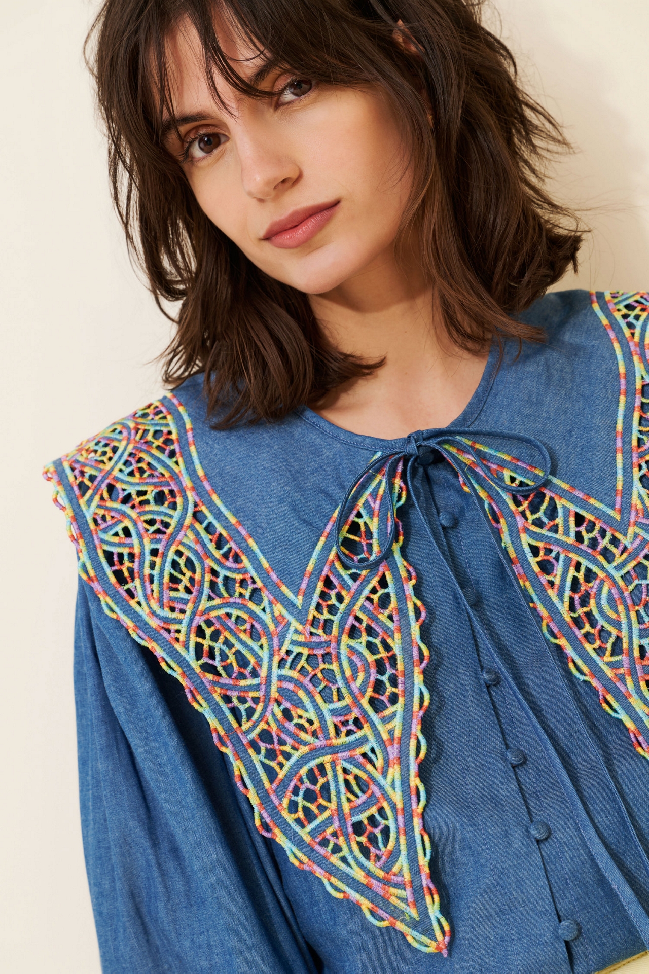 CeliaB Begona Denim Top
