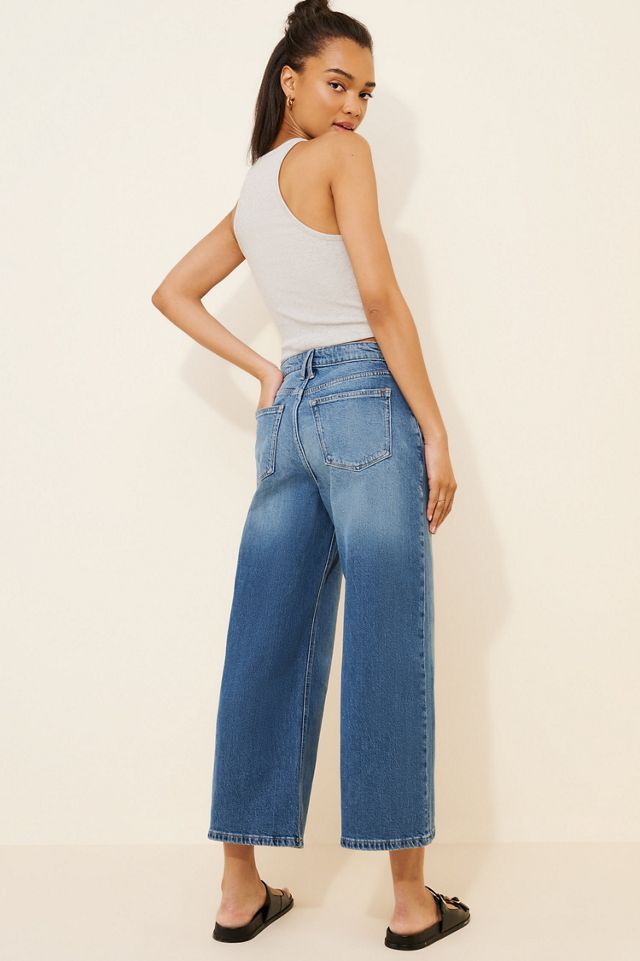 Good American Good Ease Crop Jeans #4