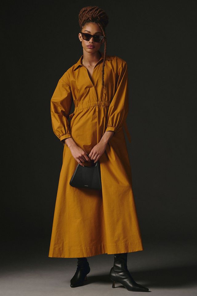 Maeve Cinched Shirt Dress #4