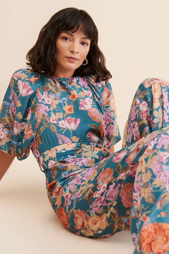 Kachel Floral Balloon Sleeve Jumpsuit #4