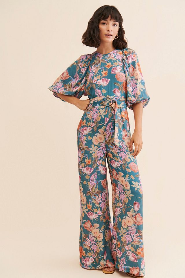 Kachel Floral Balloon Sleeve Jumpsuit #2