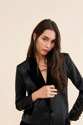 FRENCHMAUVE Flava Tuxedo Jacket