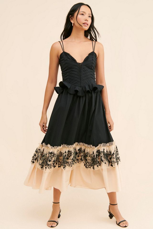 Bhanuni by Jyoti Colorblock Poplin Tiered Dress #2