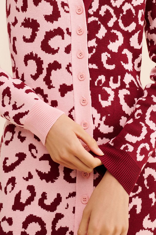 Nuuly x Farm Rio Mixed Leopard Knit Midi Dress #2