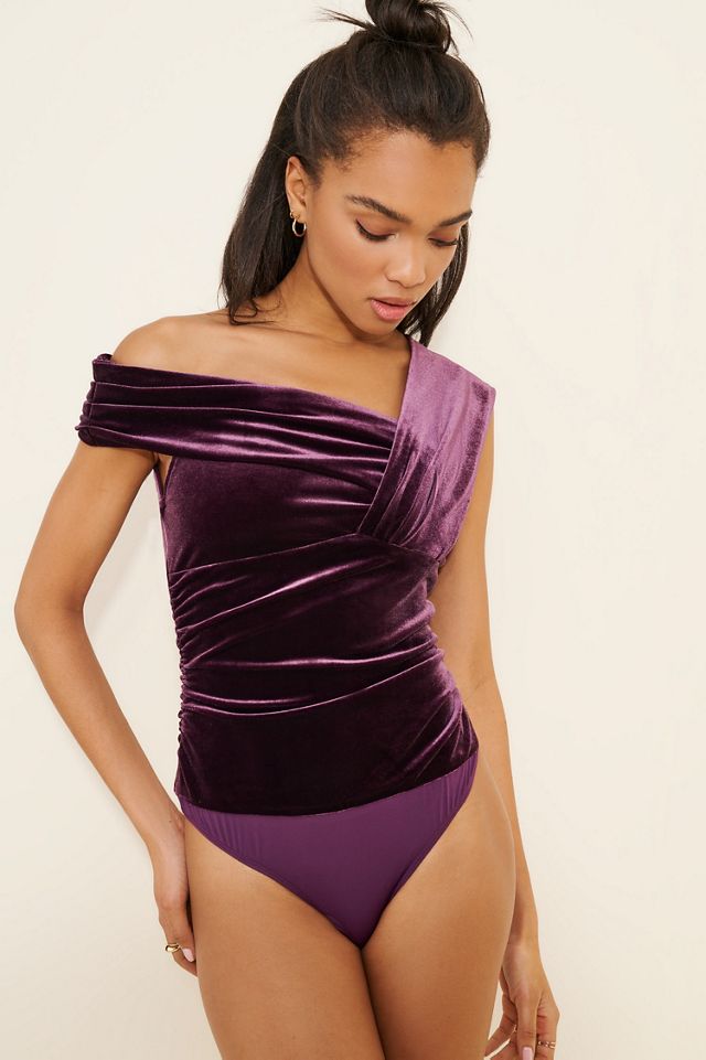ASTR the Label Nera Velvet Bodysuit #3