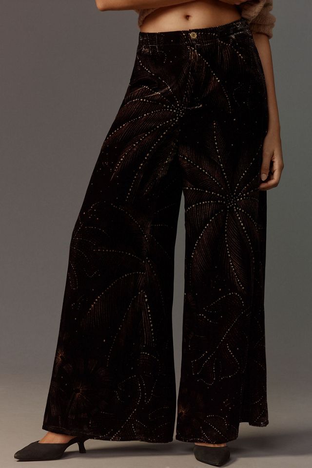 FARM Rio Printed Velvet Pants #3