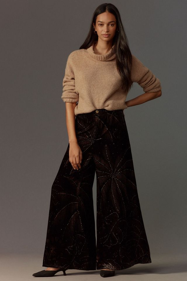 FARM Rio Printed Velvet Pants #2