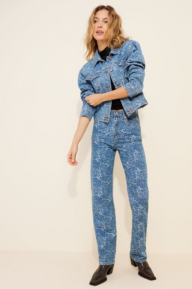 Habitual Jacquard Barrel Leg Jeans #2