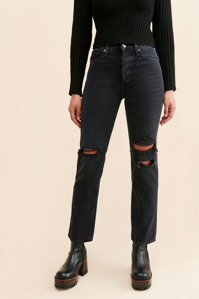 AGOLDE Lana Straight Leg Jeans #4