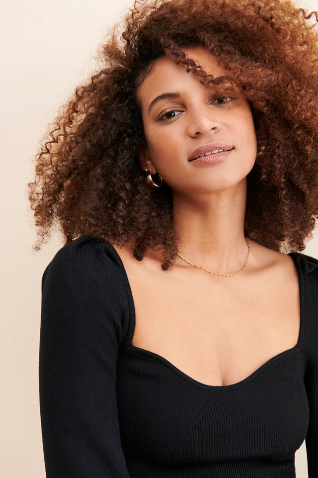 The Frolic Sweetheart Puff Sleeve Top #3