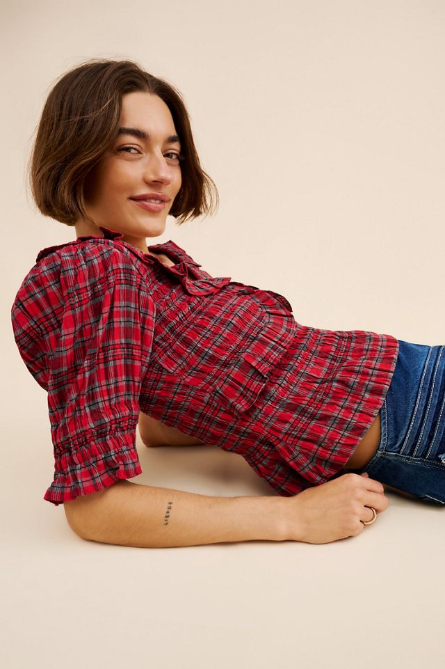 Damson Madder Meghan Puff Sleeve Blouse #3
