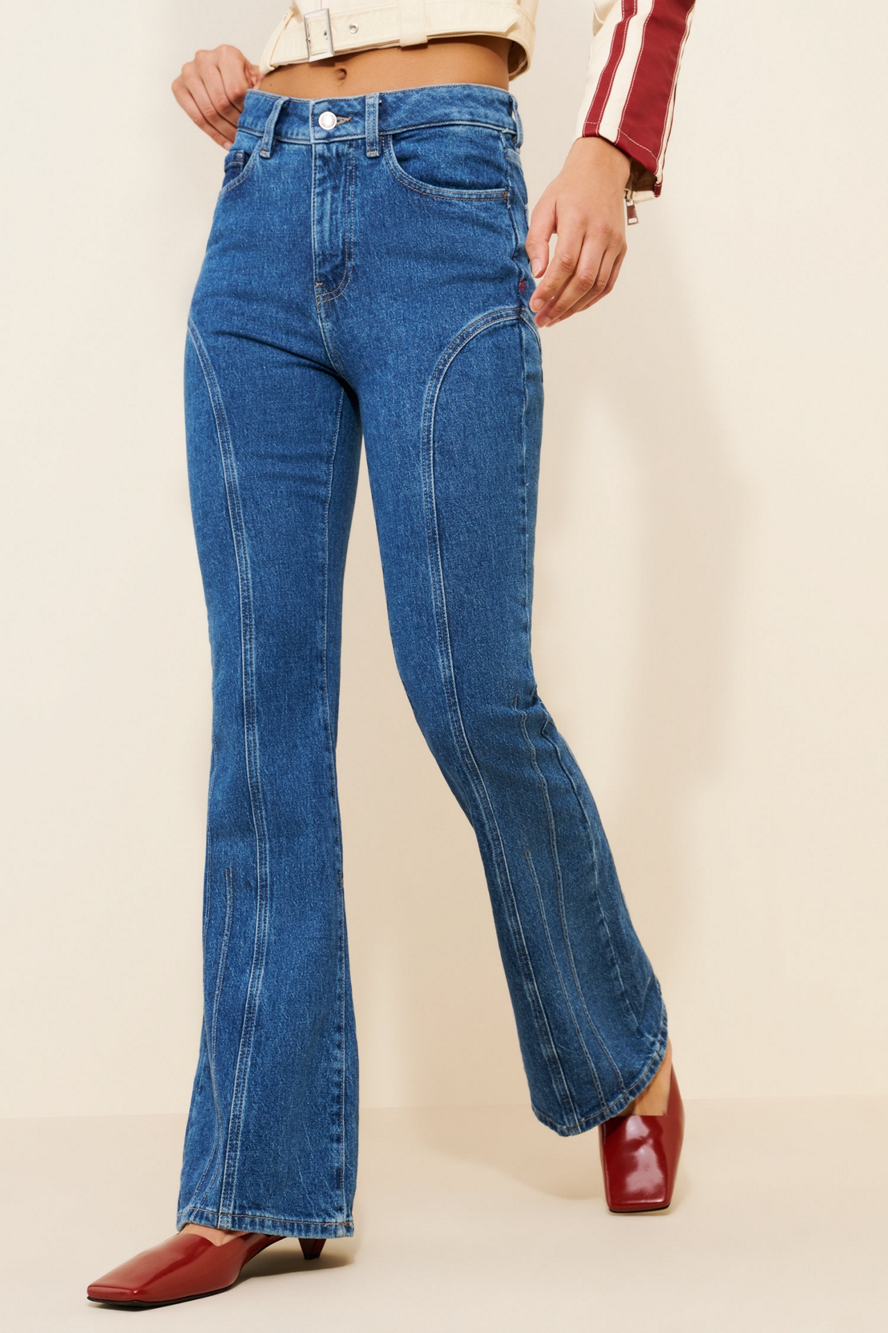 Warp + Weft Mia Flare Leg Jeans