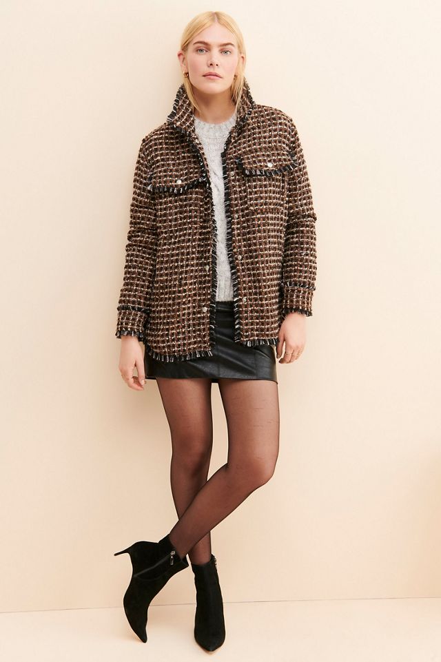 [BLANKNYC] Retrograde Tweed Shirt Jacket #2