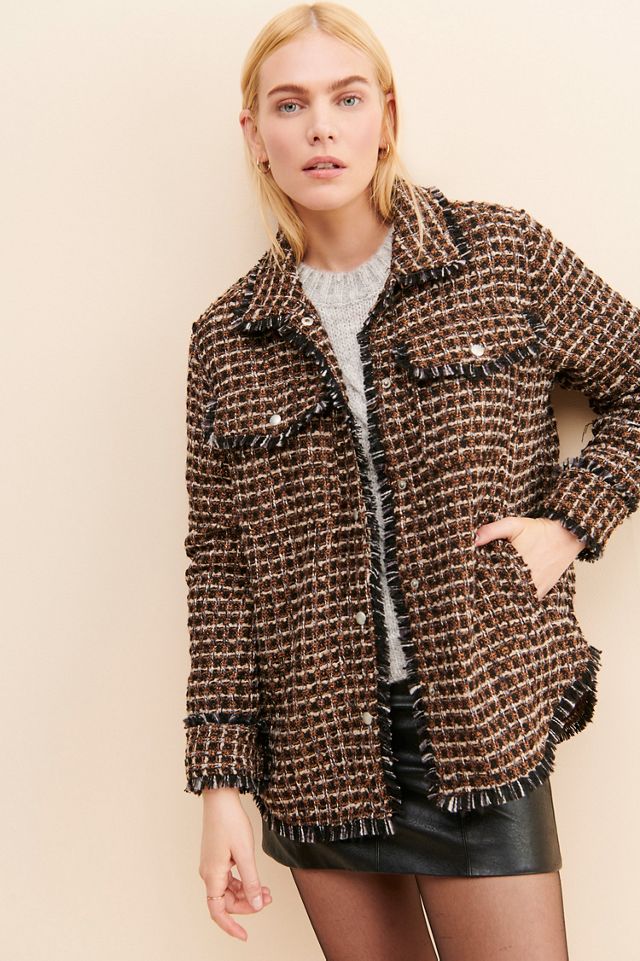 [BLANKNYC] Retrograde Tweed Shirt Jacket #3