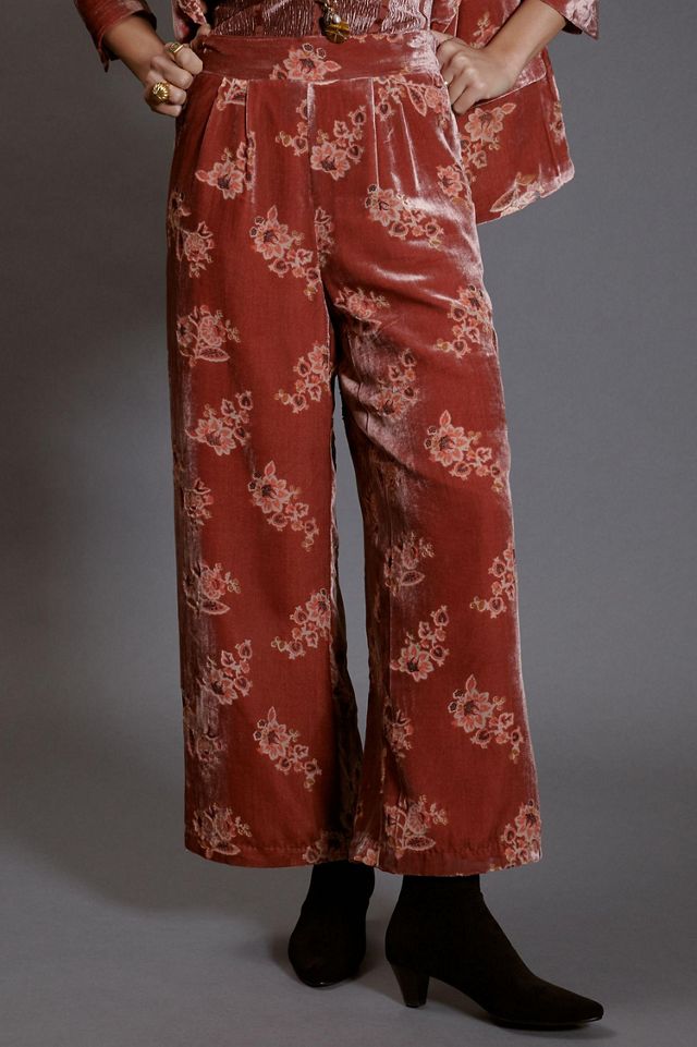 Hutch Floral Velvet Pants #2