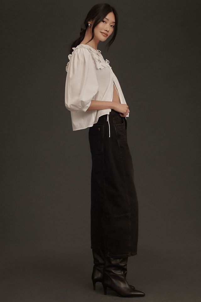 Pilcro Heritage Curve Mid-Rise Tapered Jeans #1