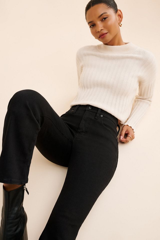 Madewell Mid-Rise Kickout Crop Jeans #4