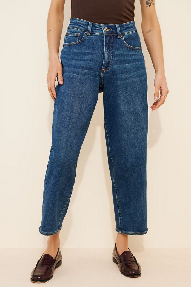 Universal Standard Lou High-Rise Barrel-Leg Jeans #4