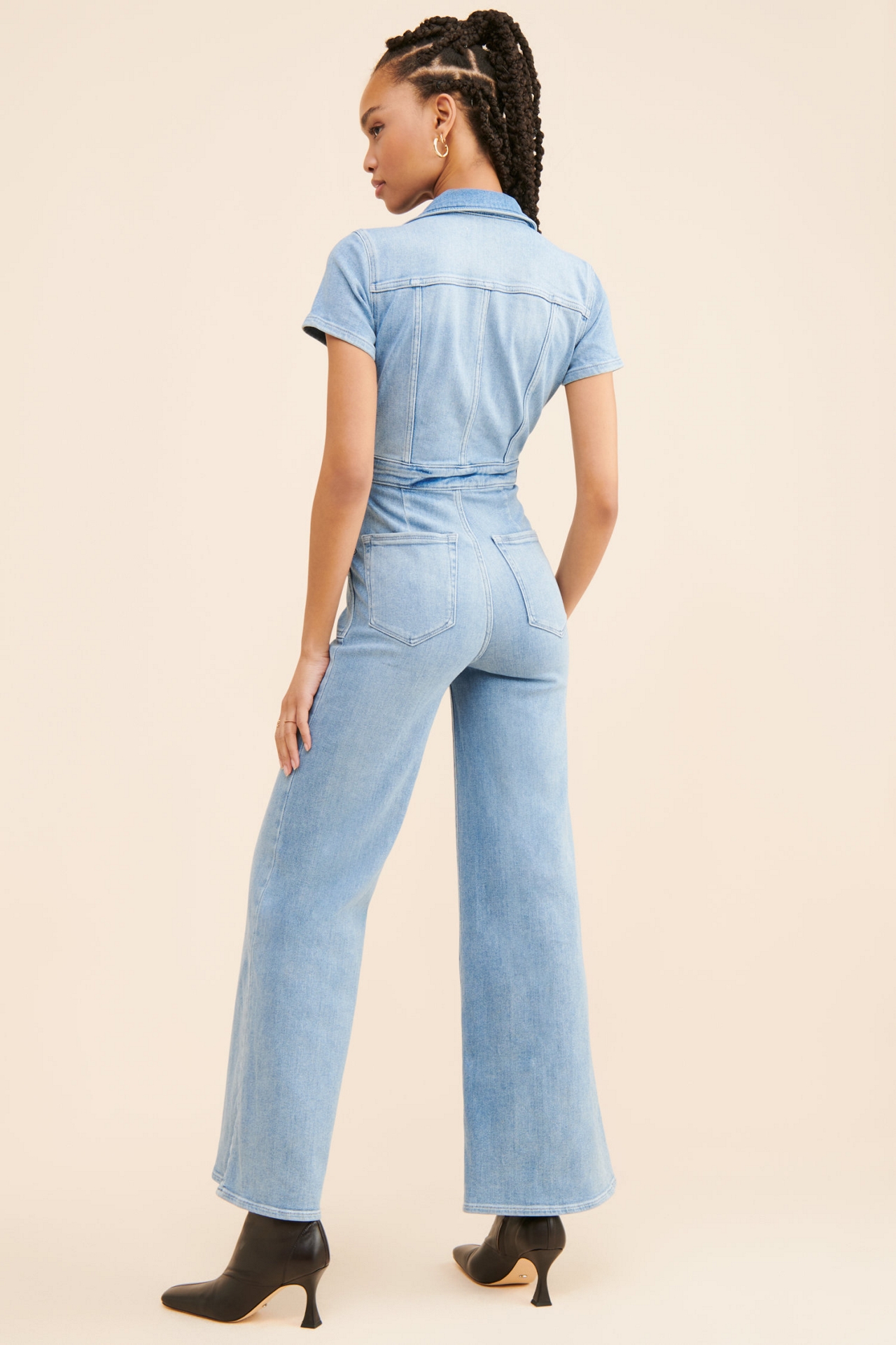 Good American Fit For Success Palazzo Jumpsuit