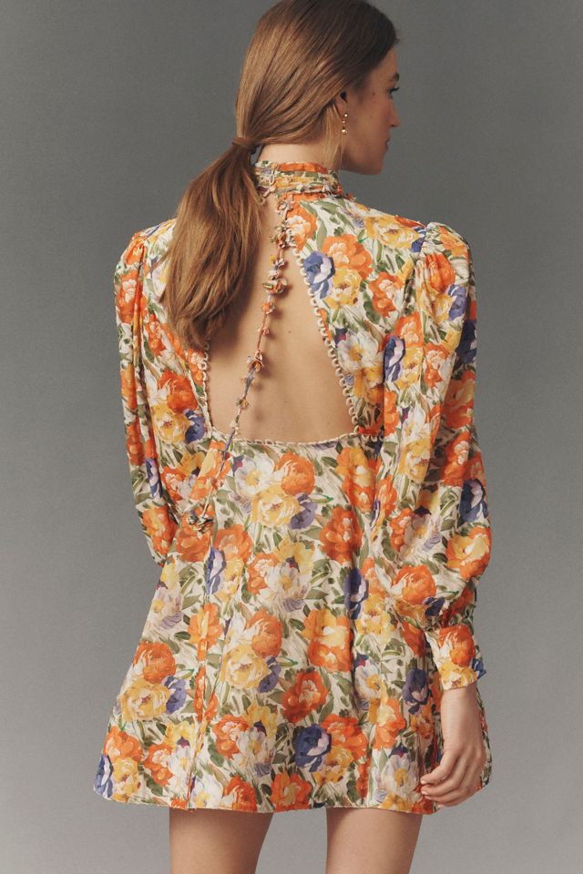BHLDN Sadie Puff-Sleeve Mini Dress #1