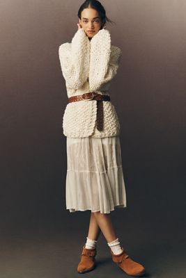 Vicky Knits Chunky Knit Cardigan | Anthropologie